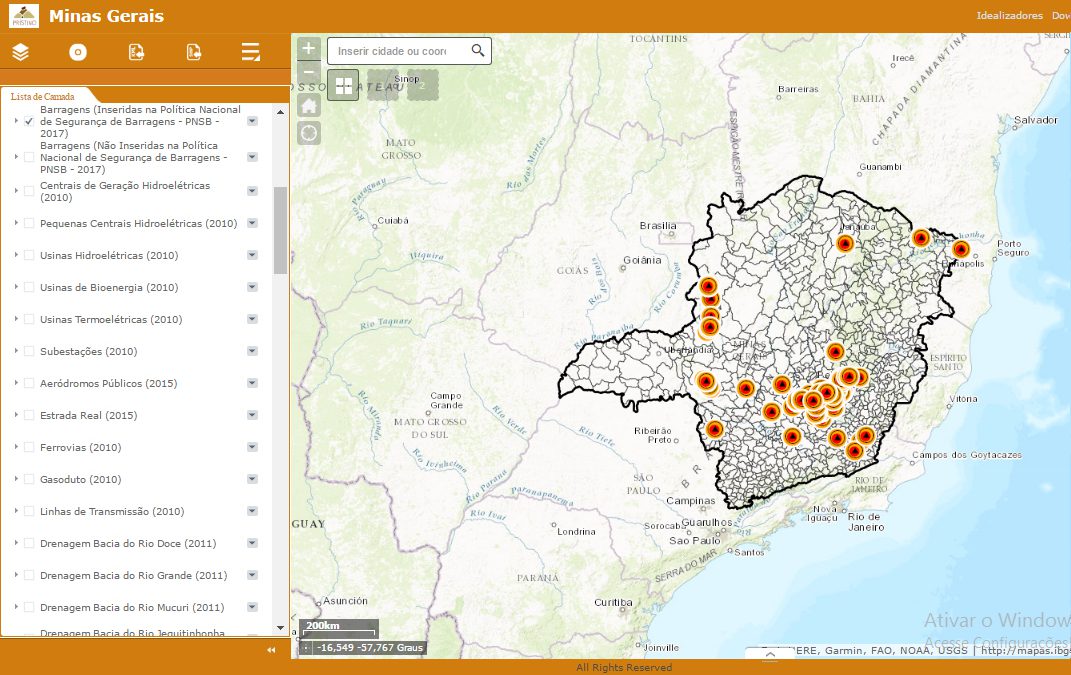 Atualização da base de dados do Atlas Digital Geoambiental