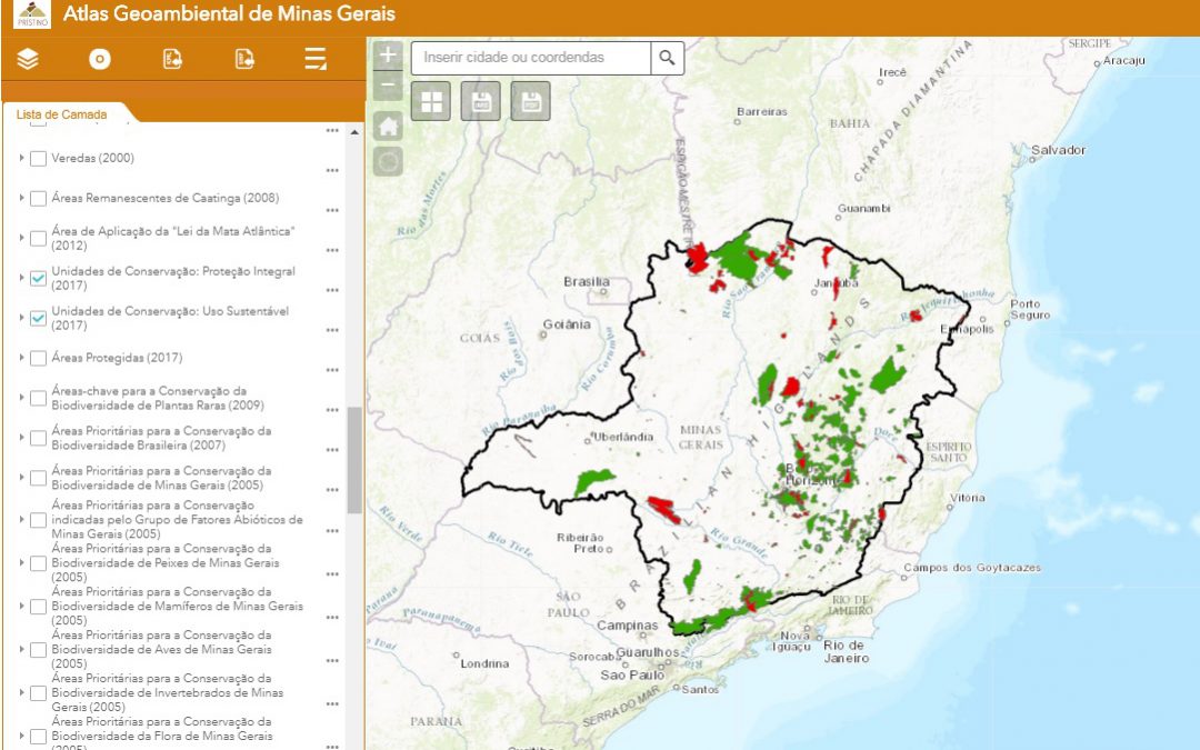 Atualizações da base de dados do Atlas Digital Geoambiental