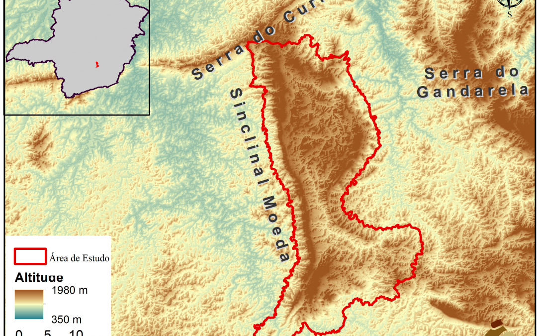 Definição dos limites: Geotecnologias para Gestão Hídrica do Sinclinal Moeda, MG